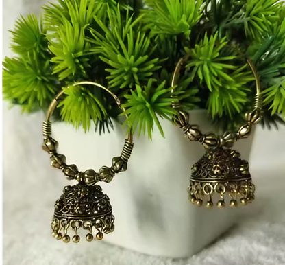 Flossy Vintage Hoop Jhumkhas