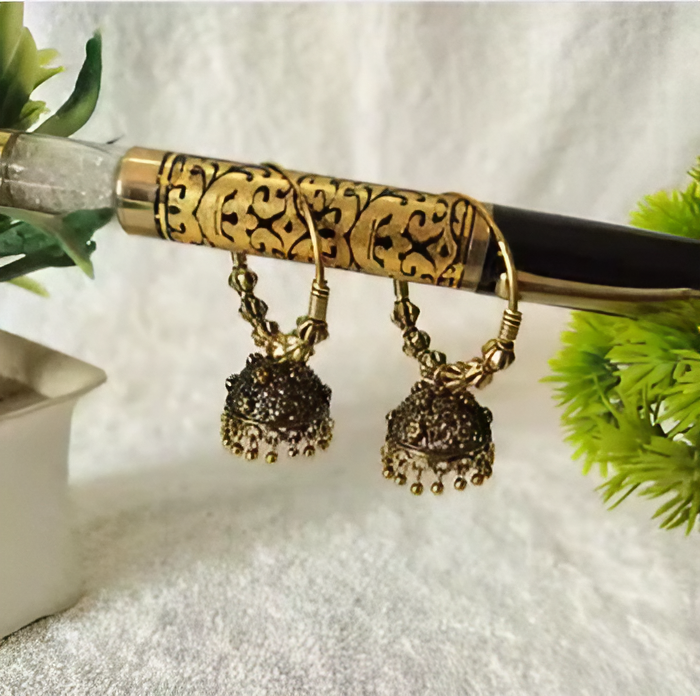Flossy Vintage Hoop Jhumkhas